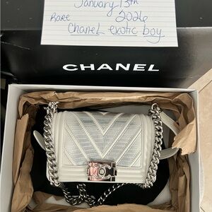 Chanel exotic lizard  Bag BNIB sold on other site